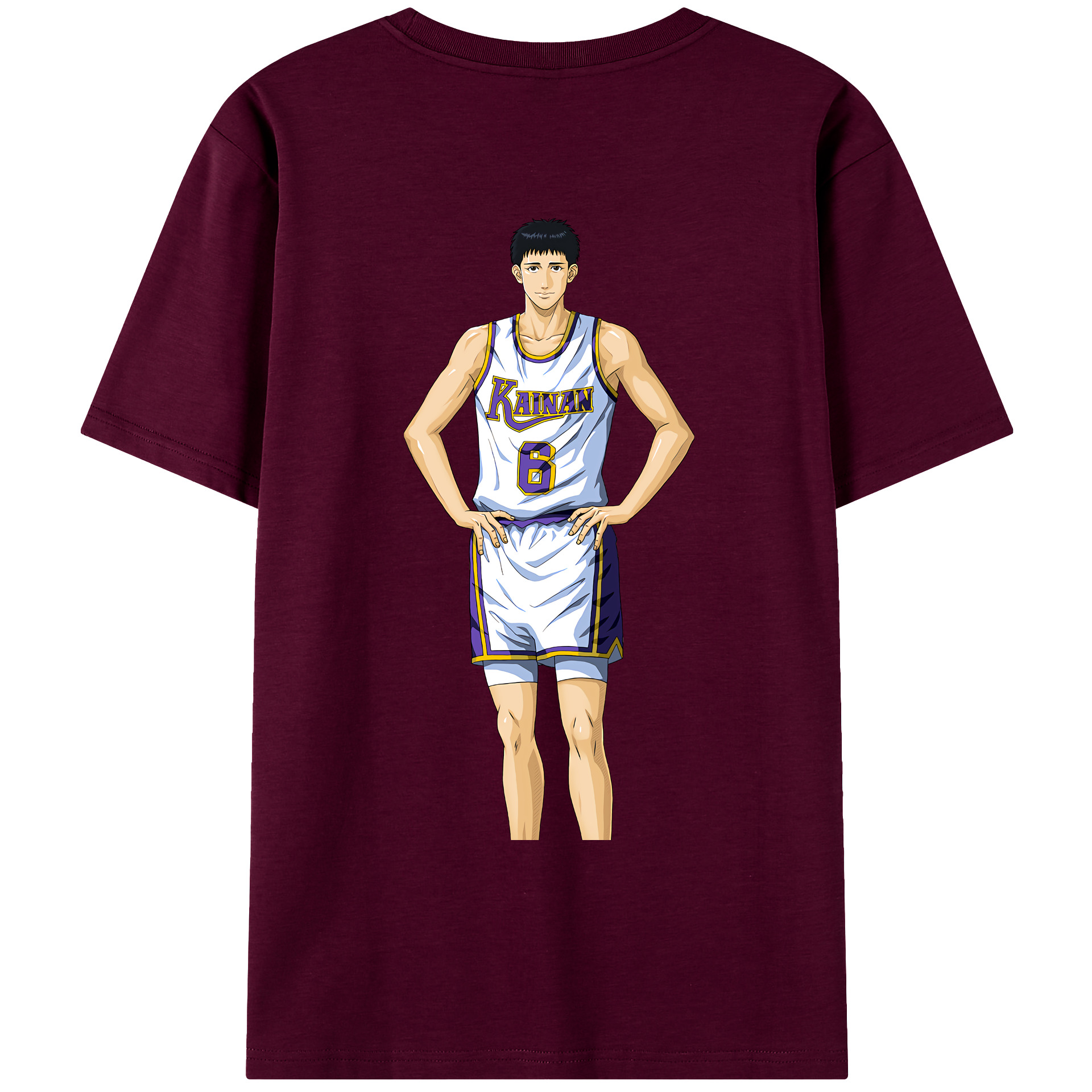 SLAM DUNK／スラムダンク レディース半袖Tシャツ(バックプリント)